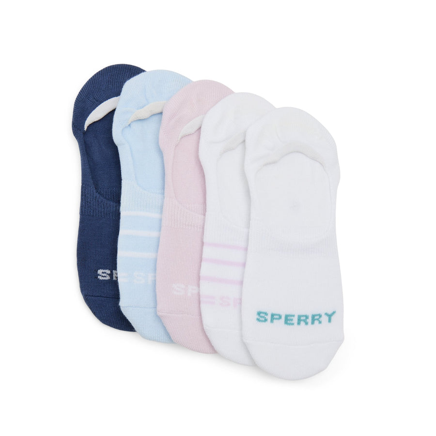 Ladies 5-Pack No-Show Socks image 1