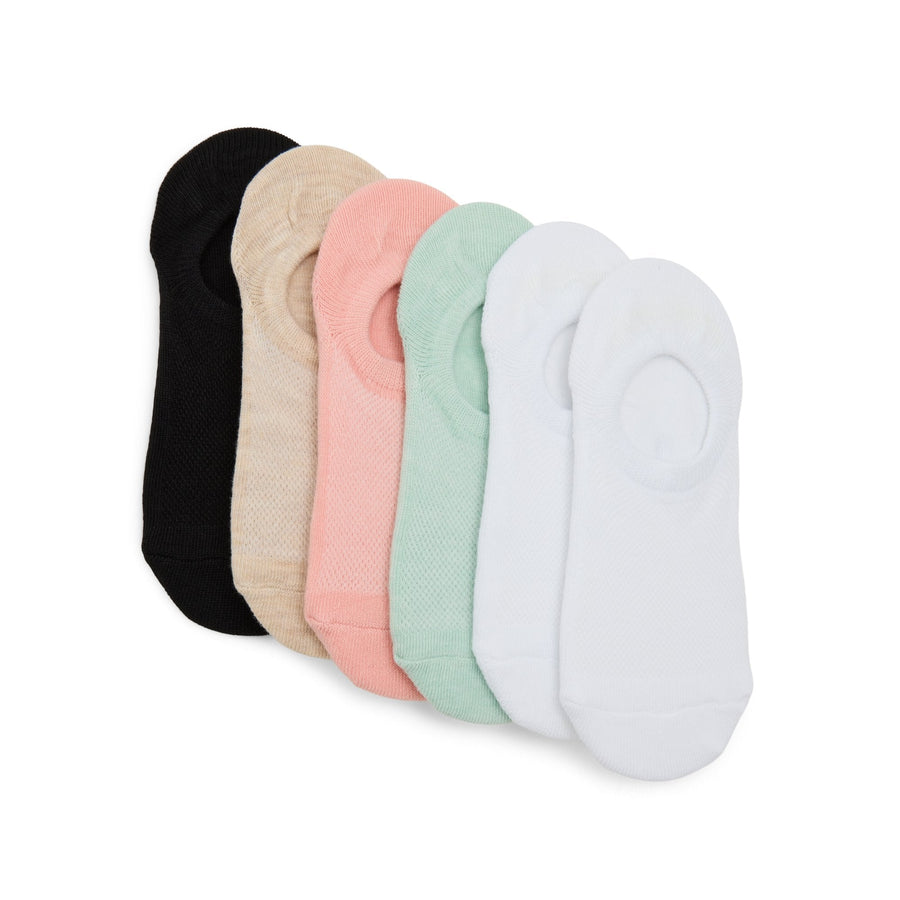 Ladies 6-pack No-Show Socks image 1