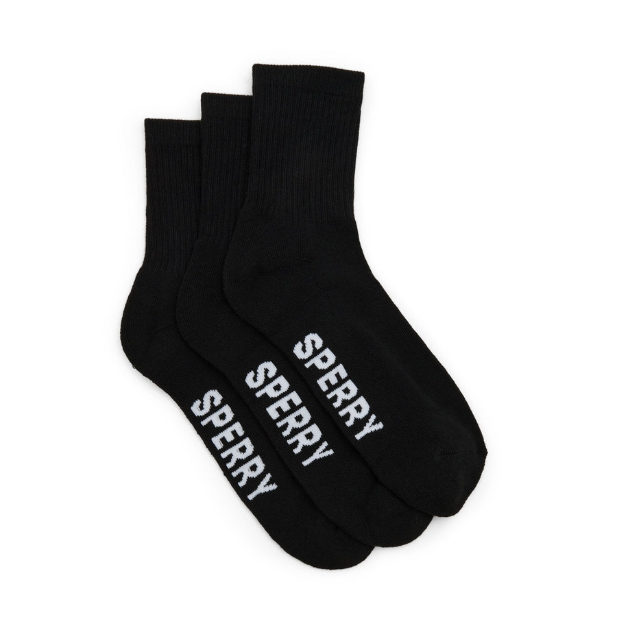 Mens 3-Pack Short Crew Socks image 1