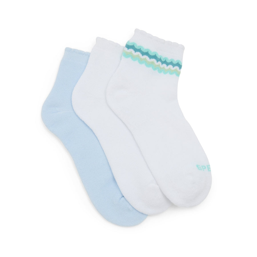Ladies 3-Pack Quarter Socks image 1
