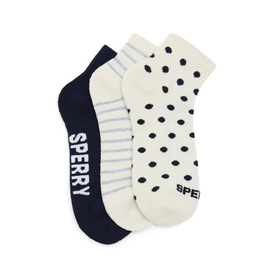 Ladies 3-Pack Quarter Socks image 1